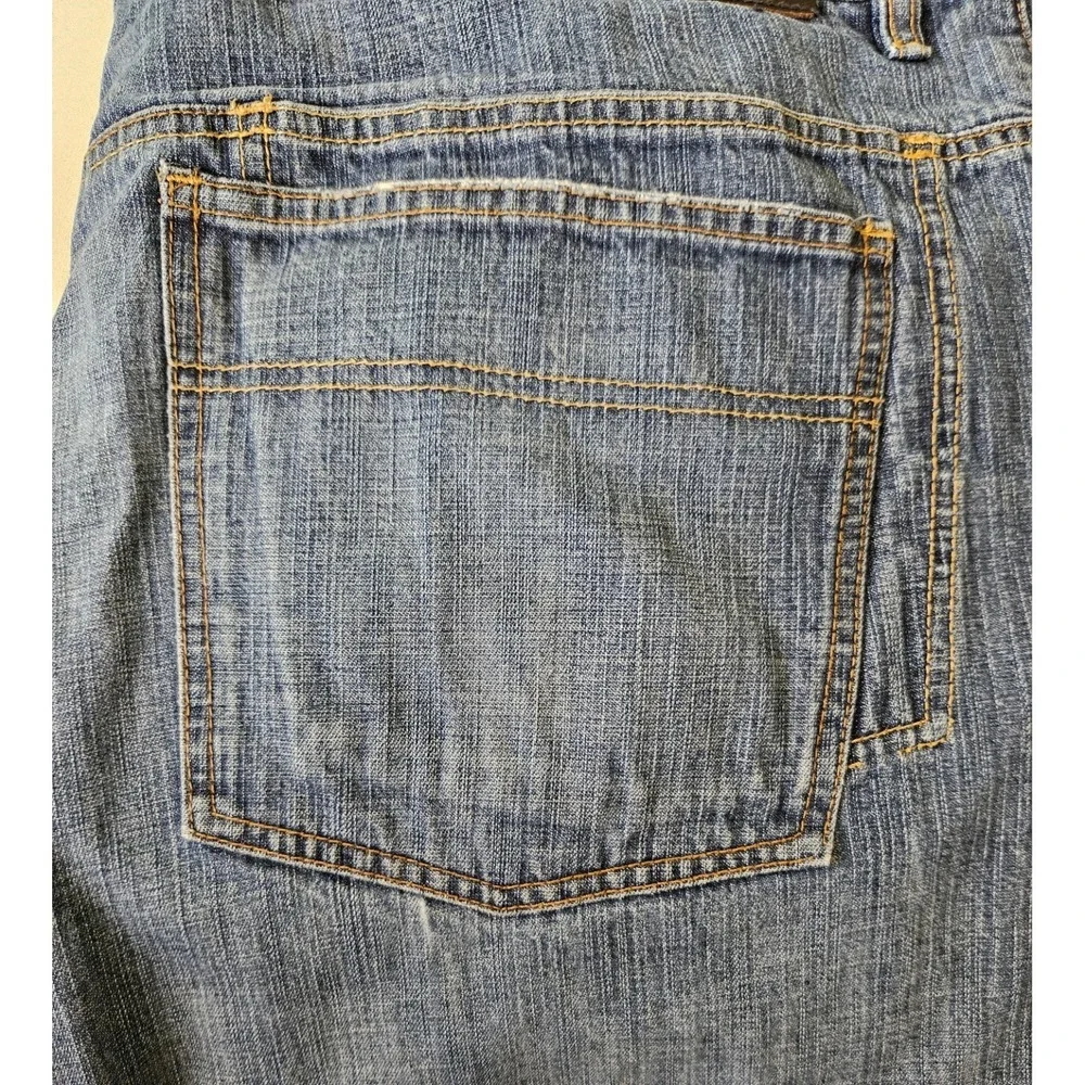 VTG Sean John Jeans 40 Blue Baggy Wide Leg Hip Hop Rap Skater Hammer Loop Y2K